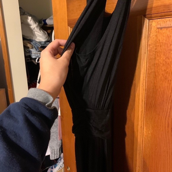 FRANCESCAS Black Maxi Dress long tank top dress floor length flowy loose scoop - Picture 10 of 10